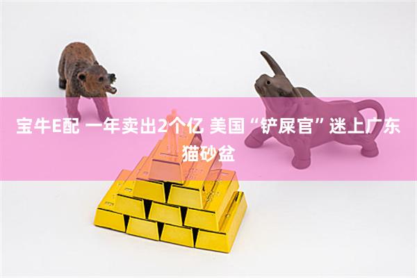 宝牛E配 一年卖出2个亿 美国“铲屎官”迷上广东猫砂盆